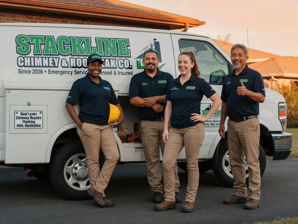Chimney flashing repair company in Ogden, AR